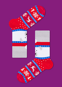 Цветные носки JNRB: Носки Мишки в свитере