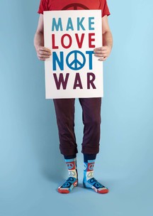 Цветные носки JNRB: Носки Делаем любовь