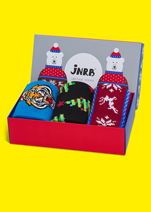 Цветные носки JNRB: Набор Мишки в свитере