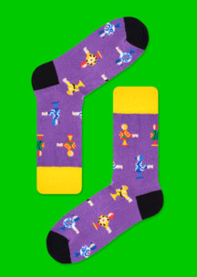 Фиолетовые JNRB: Носки Свистопляска