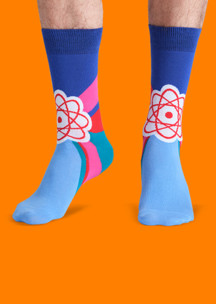 Цветные носки JNRB: Носки Мирный атом