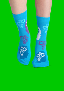 Цветные носки JNRB: Носки Шарики за ролики