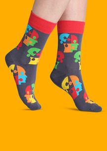 Цветные носки JNRB: Носки Мозговитые