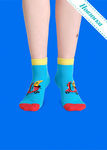 Цветные носки JNRB: Носки Доставка пиццы