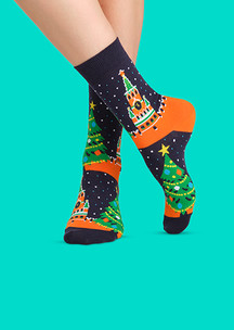 Цветные носки JNRB: Носки С Новым годом