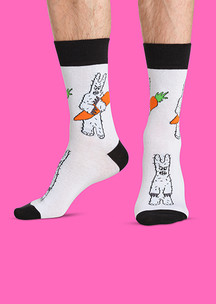 Цветные носки JNRB: Носки Моя морковка