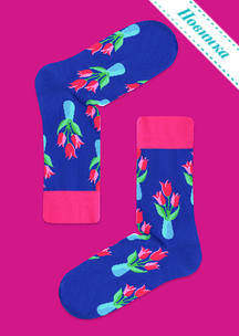 Цветные носки JNRB: Носки Тюльпаны