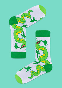Цветные носки JNRB: Носки Патрик, убивающий змея