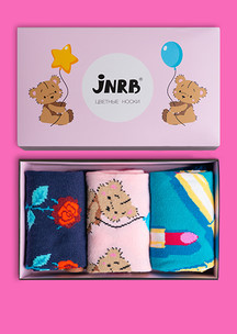 Цветные носки JNRB: Набор Милые мишки