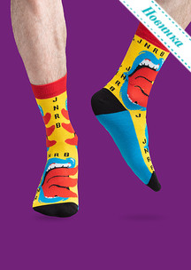 Цветные носки JNRB: Носки Языковые