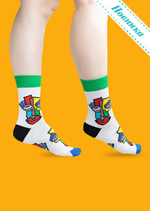 Цветные носки JNRB: Носки Лицедеи