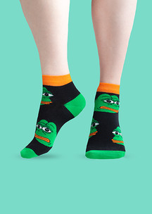 Цветные носки JNRB: Носки Pepe the Frog