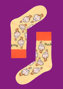Черный юмор JNRB: Носки Duck you