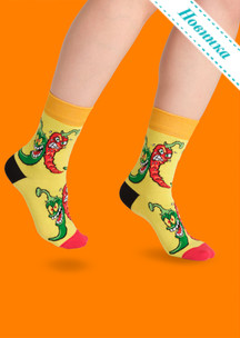 Цветные носки JNRB: Носки Жгучие перцы
