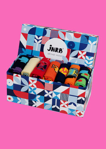 Цветные носки JNRB: Набор Семь цветов 7 пар