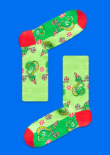 С ползучими гадами JNRB: Носки Яркая змея