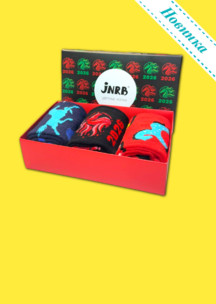 Цветные носки JNRB: Набор Огненная лошадь