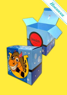 Спорт JNRB: Коробка для 4х пар Большая Добрая Лошадь 2026