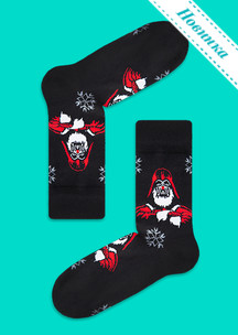 Цветные носки JNRB: Чемодан Новогодний с 21 парой Новый год 2026