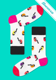 Цветные носки JNRB: Чемодан Новогодний с 21 парой Новый год 2026