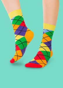 Цветные носки JNRB: Носки Ромбические