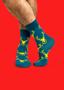 Цветные носки JNRB: Носки Джинсовые олени