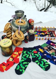 Яркие носки Фанни сокс