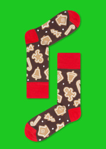 Look для всей семьи Пряничные люди JNRB: Носки Пряничные люди