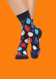 Цветные носки JNRB: Носки Шарики - фонарики
