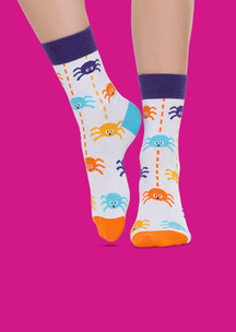 Цветные носки JNRB: Носки Поучайте паучат