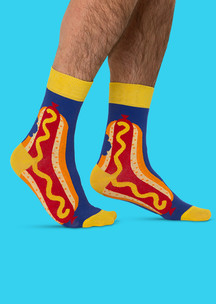 Цветные носки JNRB: Носки Хот-Дог